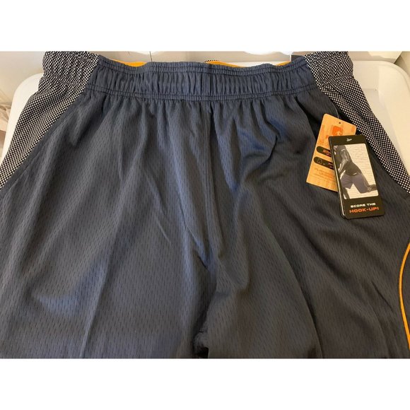 NEW AND1  Men's Sz L Long Mesh‎ Basketball Shorts Gray NWT - Picture 3 of 7